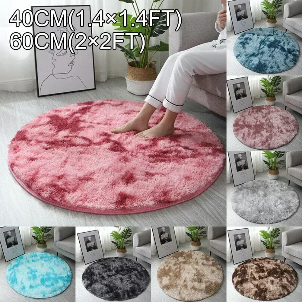 Tapis Rond Shaggy Lea Ultra Doux