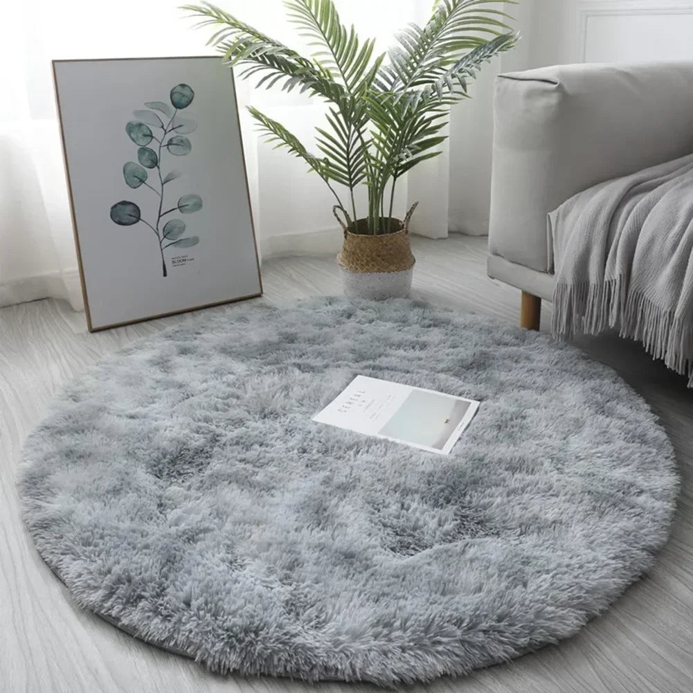 Tapis Rond Shaggy Lea Ultra Doux