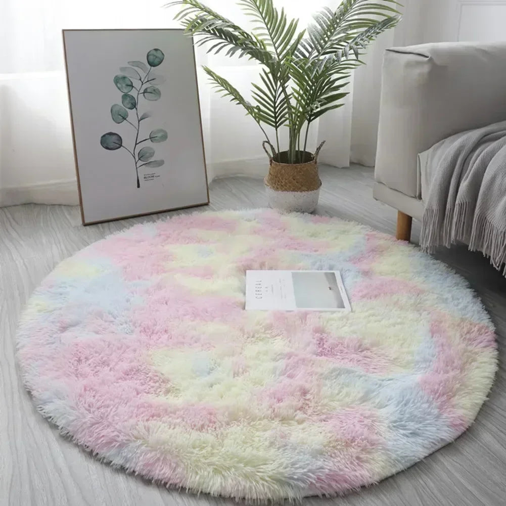 Tapis Rond Shaggy Lea Ultra Doux