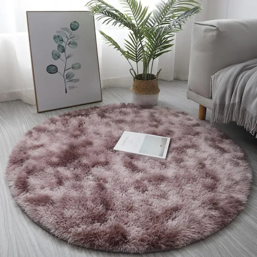 Tapis Rond Shaggy Lea Ultra Doux