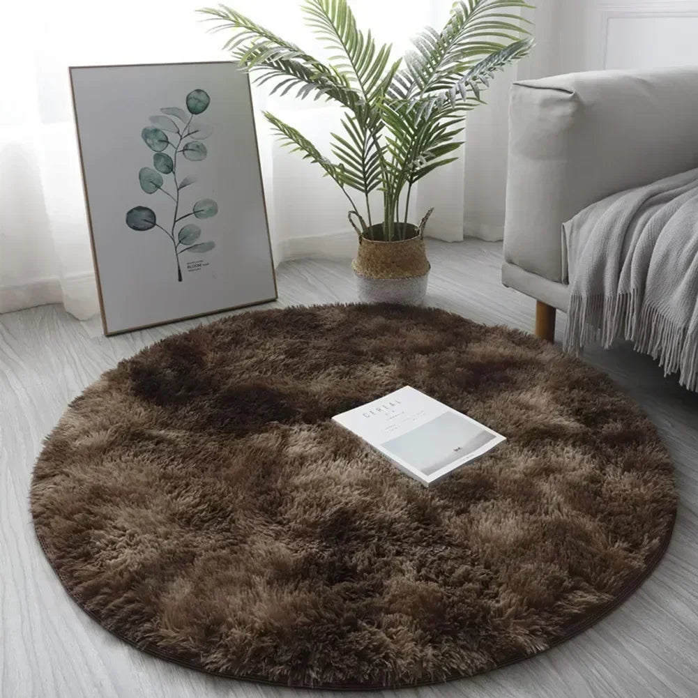 Tapis Rond Shaggy Lea Ultra Doux