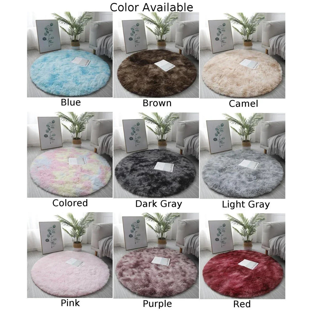 Tapis Rond Shaggy Lea Ultra Doux